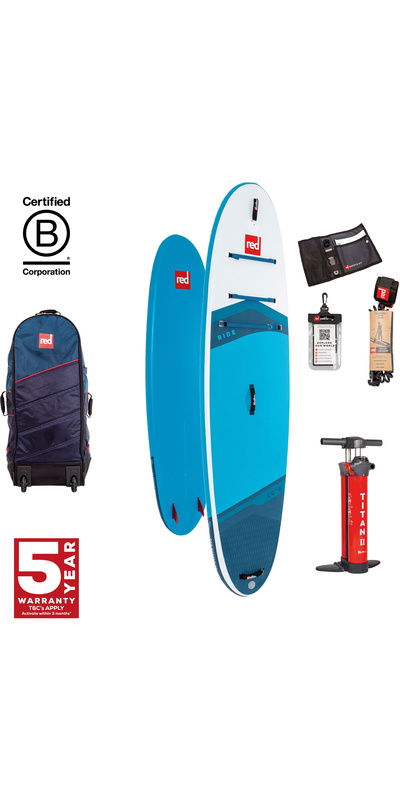 Red Paddle Co 10'6'' Ride MSL Stand Up Paddle Board , Tasche & Pumpe