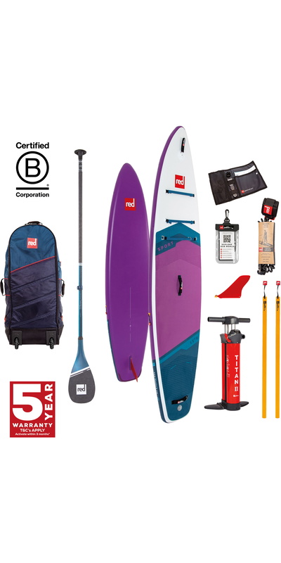 Red Paddle Co 11'0'' Sport MSL Stand Up Paddle Board , Bolsa, Bomba Y Cebador Pala Ligera