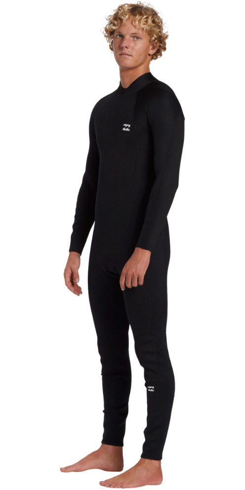2025 Billabong Mens Foil 5/4mm Back Zip Wetsuit - Black - Picture 7 of 30