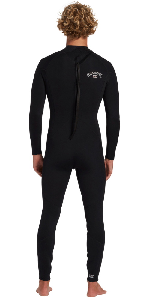 2025 Billabong Mens Foil 5/4mm Back Zip Wetsuit - Black - Picture 8 of 30