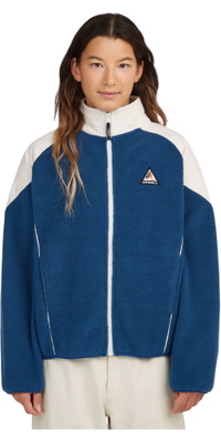 2026 ONeill Womens Fwcplay Full Zip Hyperfleece 1350101 - Linen White Colour Block