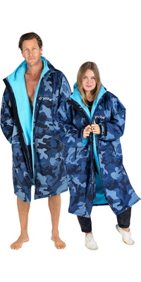 2026 Dryrobe Advance Long Sleeve Changing Robe DALSV3 - Blue / Camo