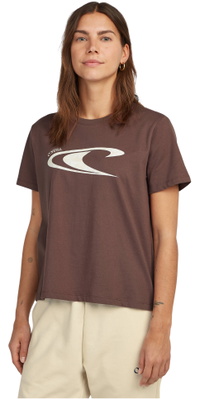 2026 ONeill Womens Graphic T-Shirt 1850282 - Purple Gray