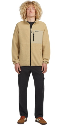 2026 ONeill Mens Must-Have High Pile Full Zip Fleece 2350154 - Olive Blush