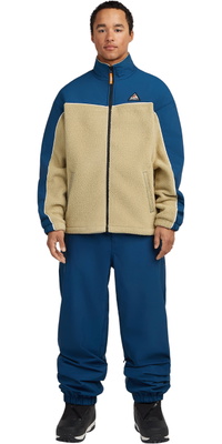 2026 ONeill Mens FWCplay Full Zip Hyperfleece 2350158 - Regal Blue Colour Block