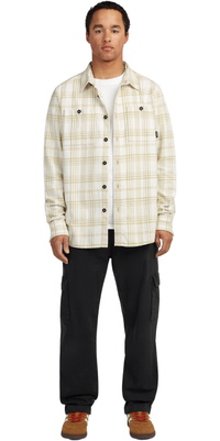 2026 ONeill Mens Must-Have Flannel Shirt 2650061 - Beige Big Check Plaid