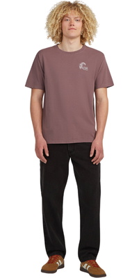 2026 ONeill Mens Originals Retro Back Print T-Shirt 2850384 - Purple Gray