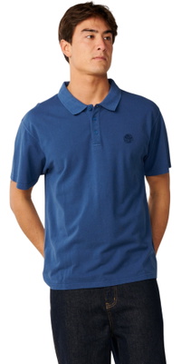 2026 Rip Curl Mens Premium Surf Wettie Polo Shirt 014MPO - Light Navy