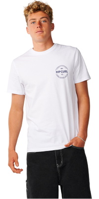2026 Rip Curl Mens Staple T-Shirt 12RMTE - White