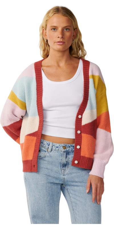 Rip Curl Womens Surf Revival Jacquard Cardigan