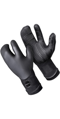 2026 O'Neill Psycho Tech 5mm Lobster Neoprene Gloves Black 5108