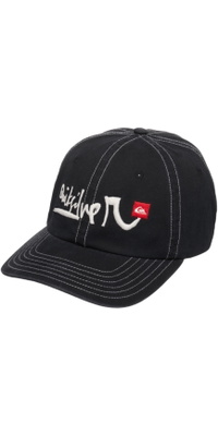 2026 Quiksilver Mens Young Gunz Drifter Canvas Cap EQYHA03481 - Black