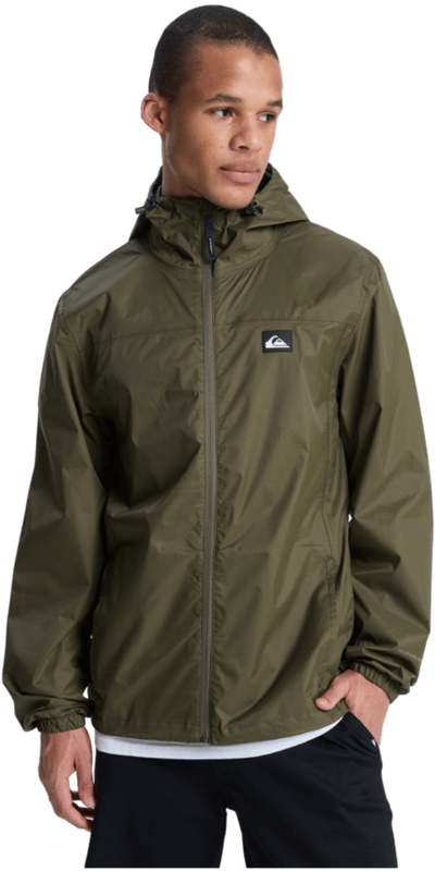 Quiksilver Mens Overcast 3k Tape Waterproof Jacket