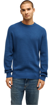 2026 Quiksilver Mens Waffle Sweater EQYSW03342 - Dark Denim