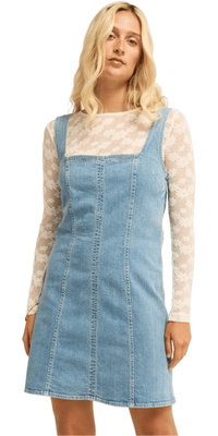 2026 Billabong Womens Denim Romance Dress EBJDD03003 - Surf Spray