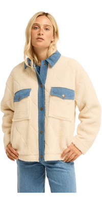 2026 Billabong Womens Stay Golden Jacket EBJJK00187 - White Cap