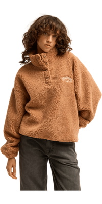 2026 Billabong Womens Run The Road Fleece EBJPF00113 - Sugar Almond