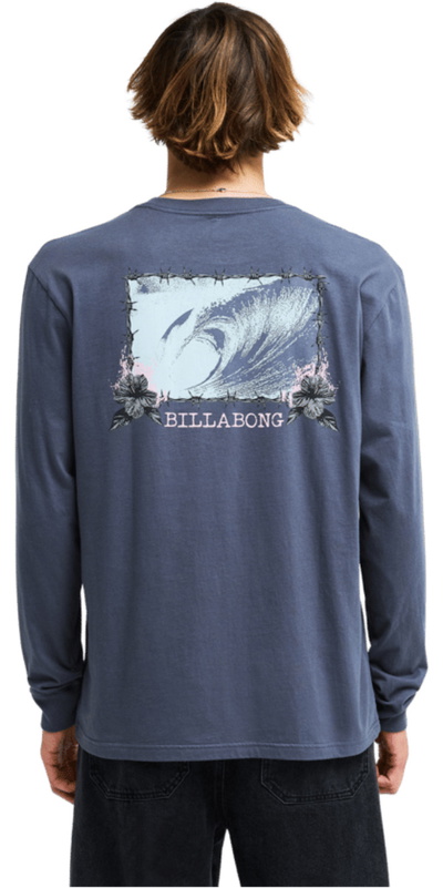 Billabong Mens Retro Poster Long Sleeve T-Shirt