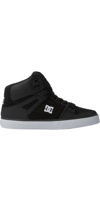 2026 DC Shoes Mens Pure Hi Top WC Trainers ADYS400043 - Black / Black / White