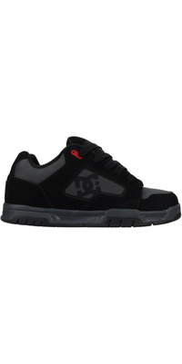 2026 DC Shoes Mens DC Coiler Trainers DC03011 - Black / Grey / Red