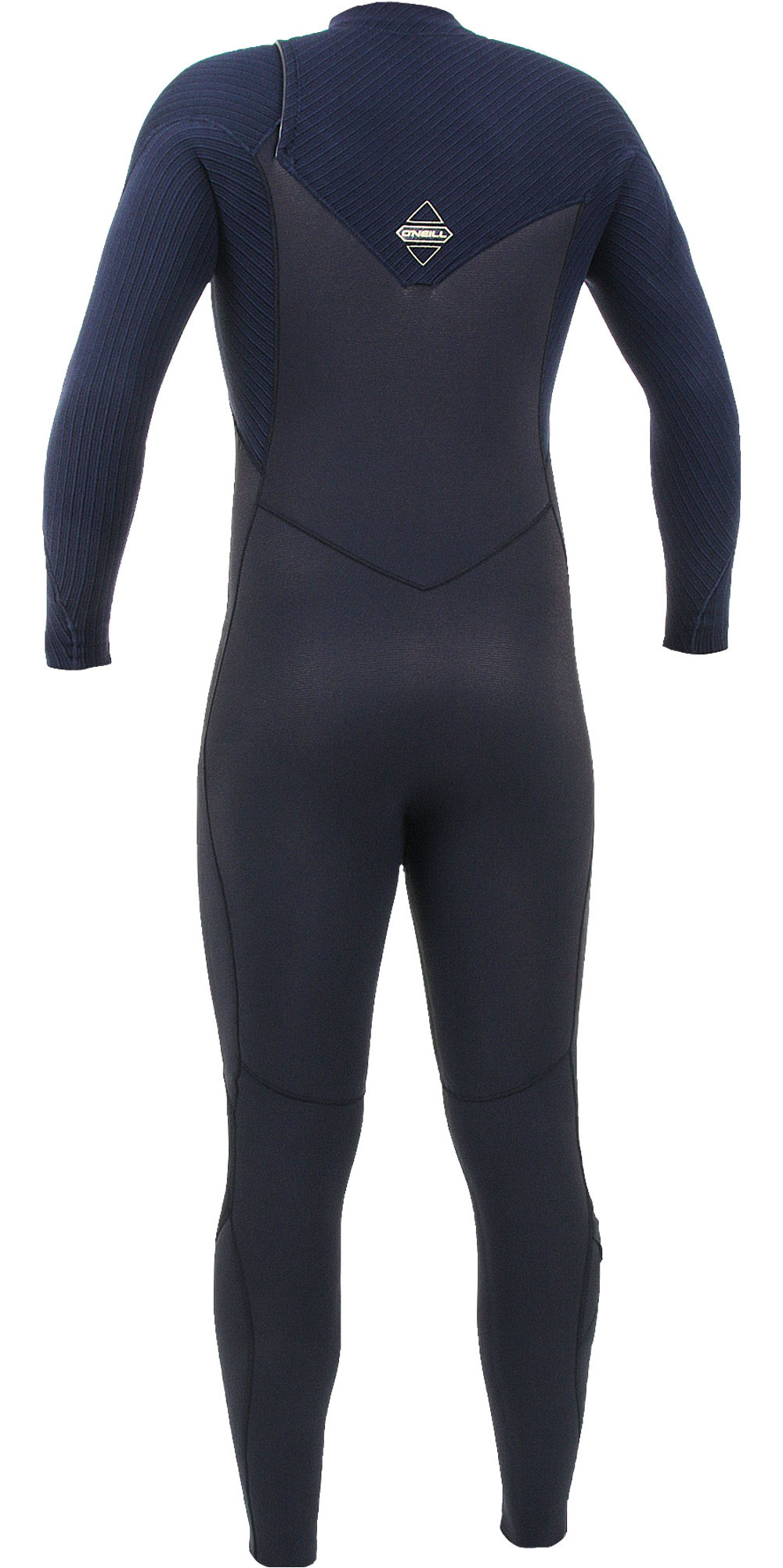 2019 O'Neill Mens HyperFreak 4/3mm Chest Zip Wetsuit Black / Abyss 5344