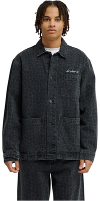 2026 DC Shoes Mens Hawkshaw Snake Overshirt EDYWT03278-KVJ6 - Laser Scales Snake