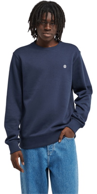 2026 Element Mens Icon Embroidery Crew Sweatshirt ELYFT00197 - Eclipse Navy