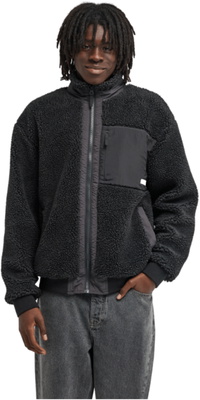 2026 Element Mens Oak Sherpa Fleece ELYJK00224 - Off Black