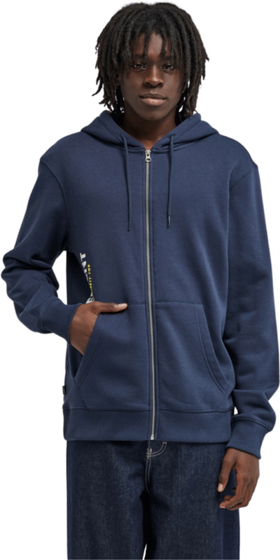 Element Mens Throw Up Zip Thru Hoodie