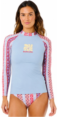 2026 Rip Curl Womens Coastal Instinct UPF Long Sleeve Rest Vest 1A2WRV - Multico
