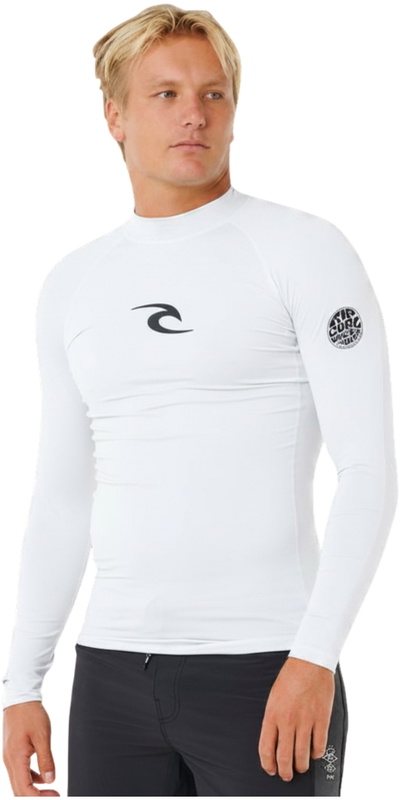 Rip Curl Mens Waves UPF Performance Long Sleeve Rash Vest