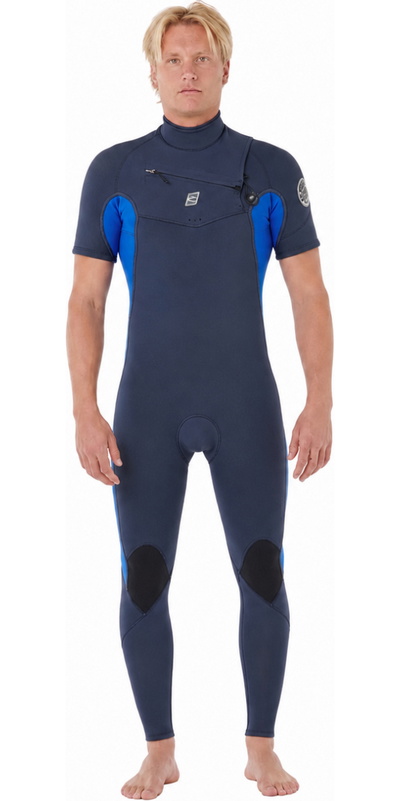 Rip Curl Miesten Dawn Patrol 2/ 2mm Lyhythihainen Chest Zip Märkäpuku