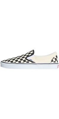 2026 Vans Classic Slip-On Shoes VN000EYE - Black & White Checkerboard