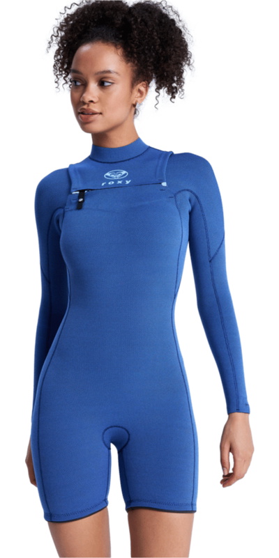 Roxy Womens Elite Xtra Stretch 2mm Long Sleeve Chest Zip Spring Wetsuit