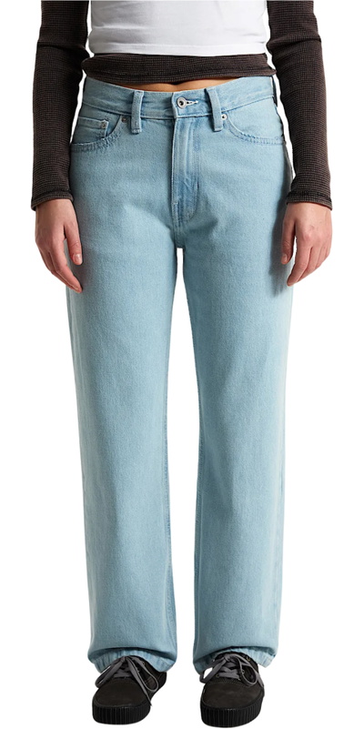Vans Womens Check 5 Mid Rise Straight Jeans