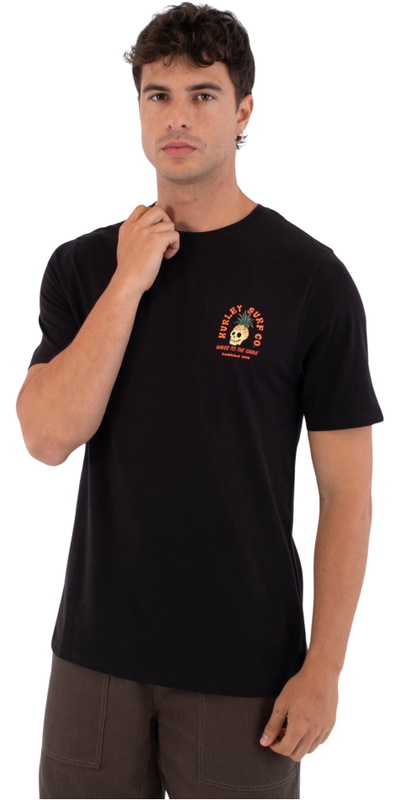 Hurley Mens Printing Press Berjim T-Shirt