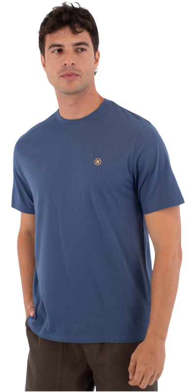 Hurley Mens Printing Press Icon Circle T-Shirt