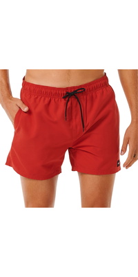 2026 Rip Curl Mens Offset Volley Boardshorts CBOLQ4 - Red