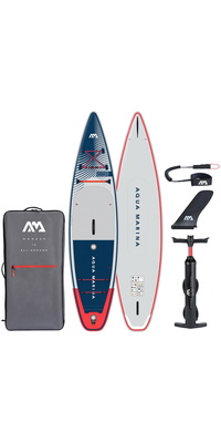 2026 Aqua Marina Hyper 126 iSUP With Coil Leash 46145 - Navy