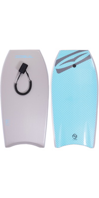 2026 Gul Flexor Mesh 44 Bodyboard GB0030GRCY - Grey / Cyan