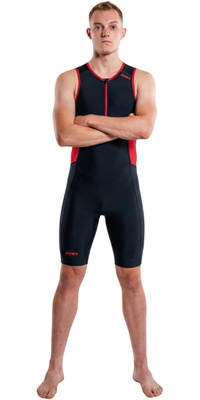 2026 ZONE3 Mens Activate Trisuit TS23MACT108 - Black / Red