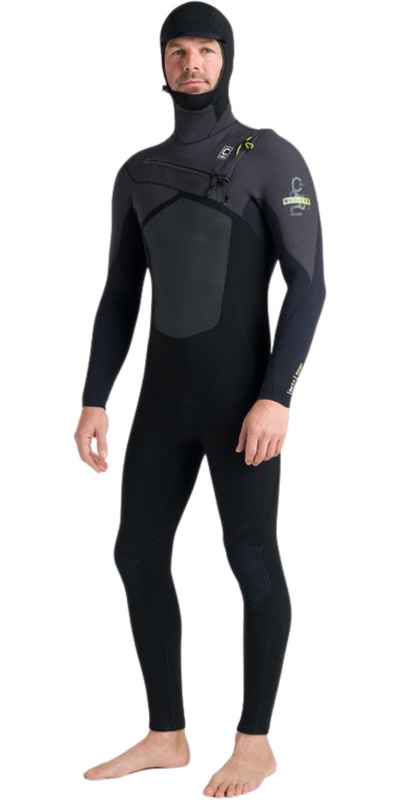 C-Skins Mens Nuwave Rewired 5/4mm Hooded Wetsuit