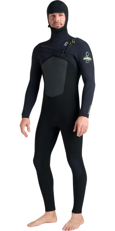 C-Skins Mens Nuwave Rewired 6/5mm Hooded Wetsuit