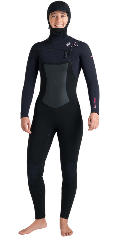 C-Skins Womens Nuwave Rewired 6/5mm Hooded Wetsuit