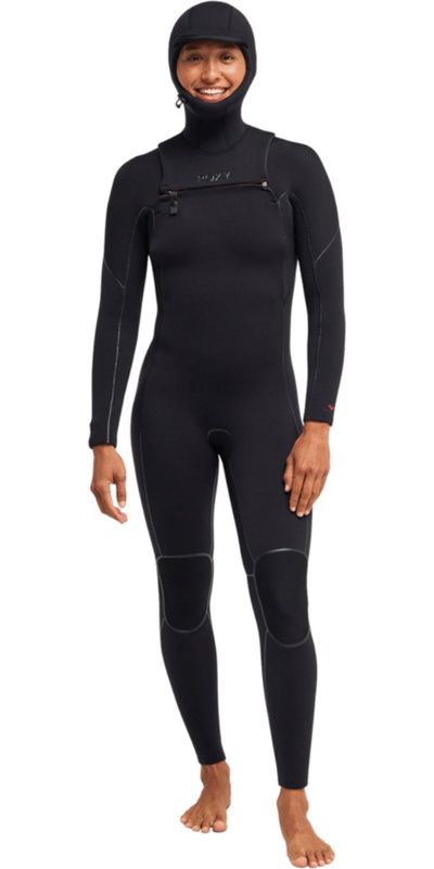 Roxy Womens Elite Xtra 6/5mm Warm Chest Zip Hooded Wetsuit
