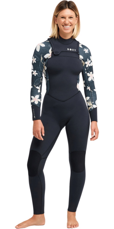 Roxy Womens Swell Natural 4/3mm Chest Zip Wetsuit