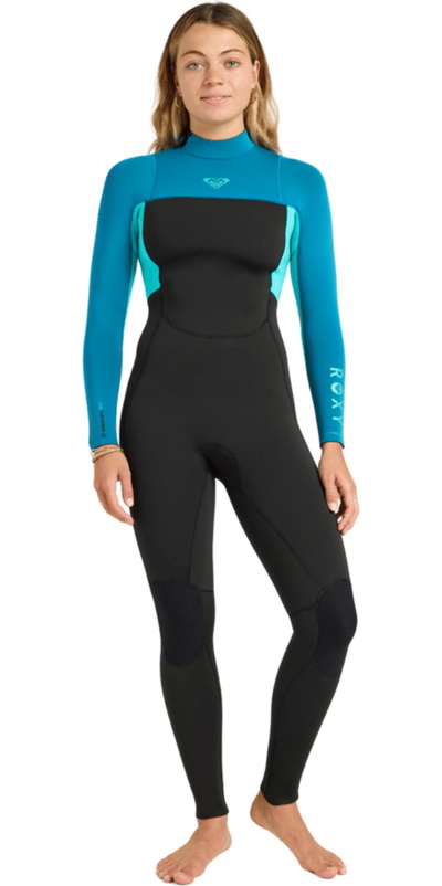 Roxy Womens Prologue+ 4/3mm Back Zip Wetsuit