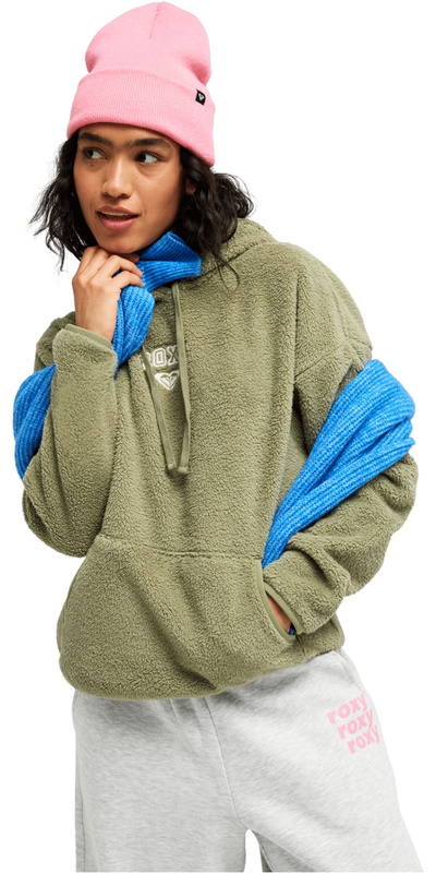 Roxy Womens Cool Calling Sherpa Hoodie