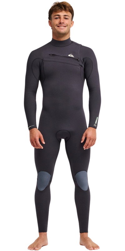 Quiksilver Mens Highline 4/3mm Chest Zip Wetsuit