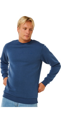 2026 Rip Curl Mens Classic Surf Crew Sweatshirt 0APMFL - Light Navy